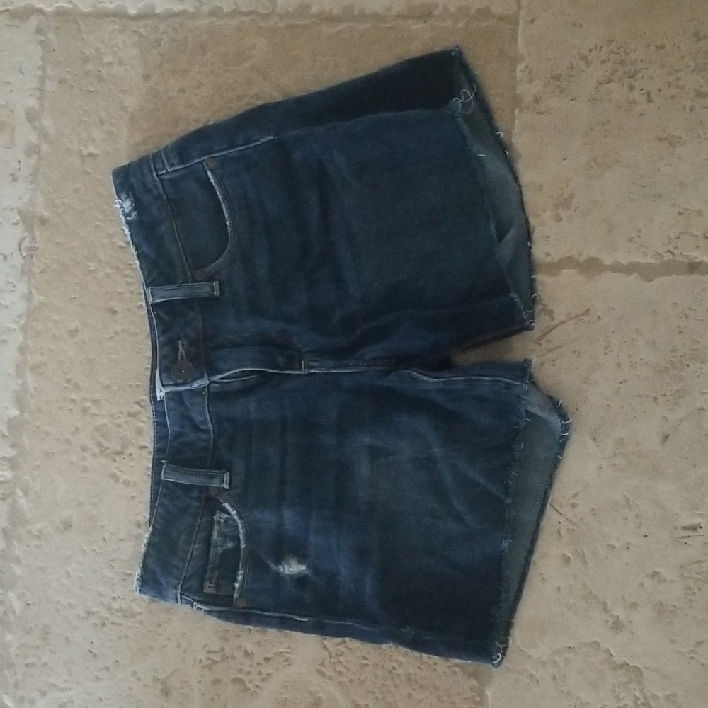 Paige Jimmy Jimmy Raw Hem Denim Shorts